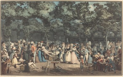 El paseo público de Philibert Louis Debucourt