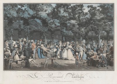 El Paseo Público de Philibert Louis Debucourt