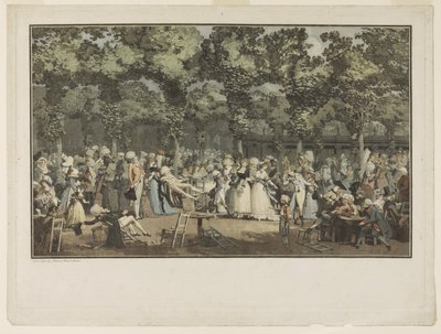 El paseo público de Philibert Louis Debucourt