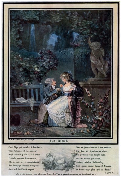La Rosa, 1788 1931 de Philibert Louis Debucourt