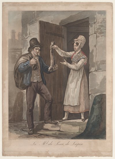Le Md. de Peau de Lapin, 1775-1832 de Philibert Louis Debucourt