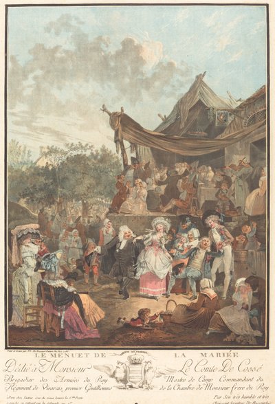 El minueto de la novia de Philibert Louis Debucourt