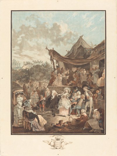 El minueto de la novia de Philibert Louis Debucourt