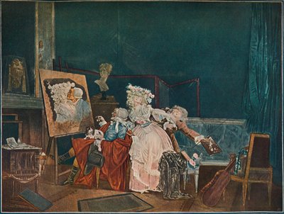 Los dos besos, 1786, 1902 de Philibert Louis Debucourt