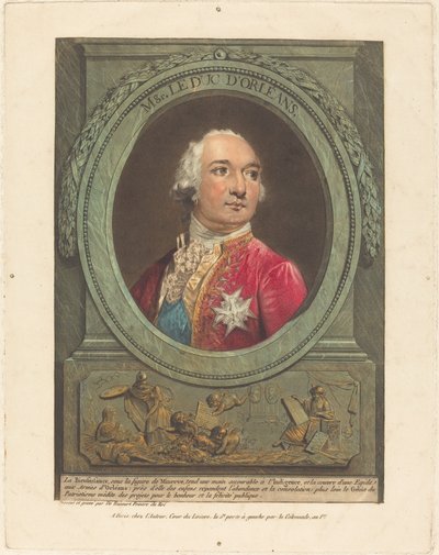 Mgr. El duque de Orleans de Philibert Louis Debucourt