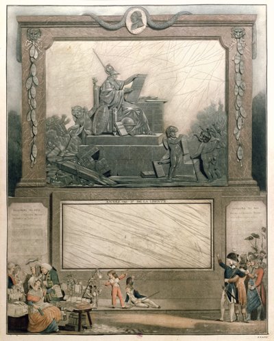 Almanaque Nacional para 1791, dedicado a los Amigos de la Constitución, 1790 de Philibert Louis Debucourt