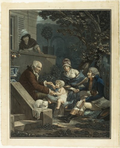 Placeres paternos de Philibert Louis Debucourt