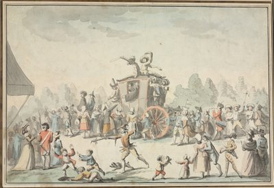 escena de carnaval de Philibert Louis Debucourt