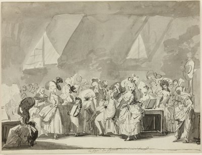 El Vestuario de los Extras de la Comédie Française de Philibert Louis Debucourt