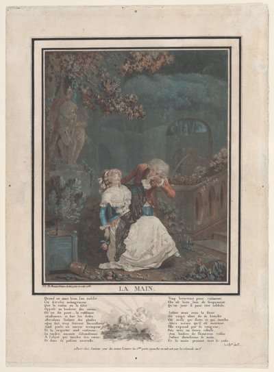 La Mano, 1788 de Philibert Louis Debucourt