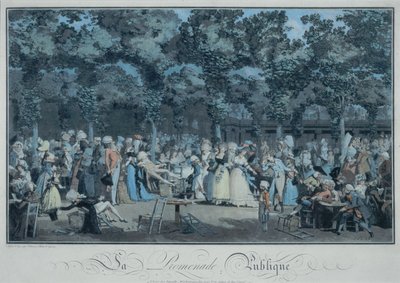 El Paseo Público de Philibert Louis Debucourt