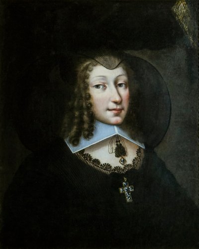 Cristina María de Francia 1606-1663, duquesa de Saboya en vestido de viuda, 1638-1640 de Philibert Torret