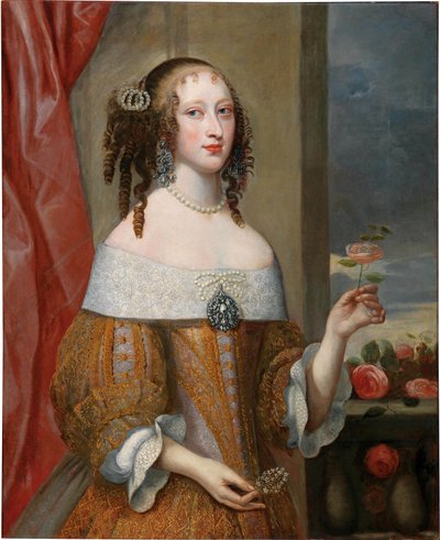 Retrato de la Princesa Enriqueta Adelaida de Saboya, Electora de Baviera de Philibert Torret