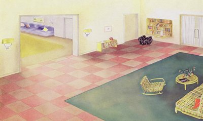 Interiores de los años 1930: Vestíbulo de Philip Alexius de (after) Laszlo