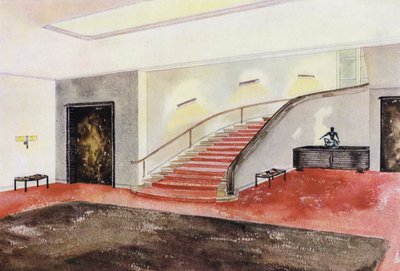 Interiores de los años 30: Escalera de Philip Alexius de (after) Laszlo