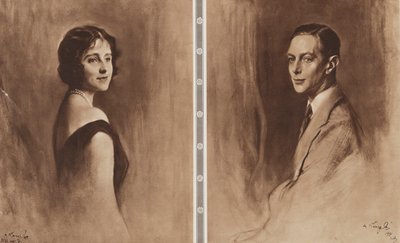 El Rey Jorge VI y la Reina Isabel de Philip Alexius de (after) Laszlo
