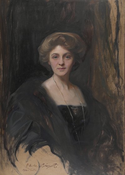 Retrato de la vizcondesa Lee de Fareham (anverso) de Philip Alexius de Laszlo