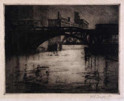 El puente L, Chicago de Philip Ayer Sawyer
