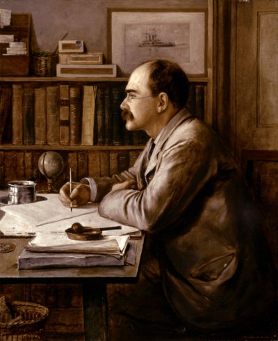 Rudyard KIPLING, Retrato 1899 (óleo sobre lienzo) de Philip Burne Jones