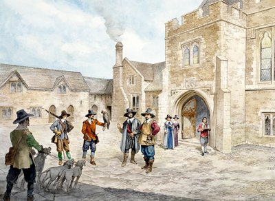 Castillo Farleigh Hungerford, c. 1660, c. 1990-2010 de Philip Corke