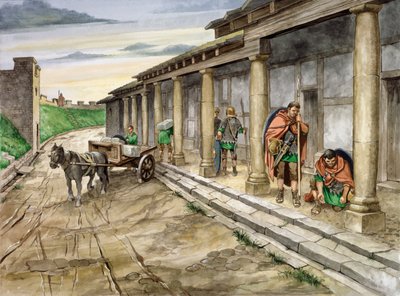 Fuerte Romano de Housesteads, siglo II, c. 1990-2010 de Philip Corke