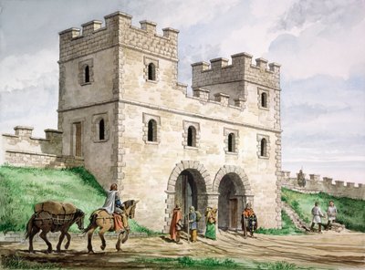 Fuerte romano de Housesteads, siglo II de Philip Corke