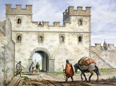 Fuerte Romano de Housesteads, siglo III, c1990-2010 de Philip Corke