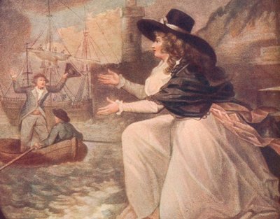 Alegría mutua, o el barco en el puerto, c1788, 1906 de Philip Dawe