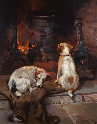Junto al hogar, 1894 de Philip Eustace Stretton