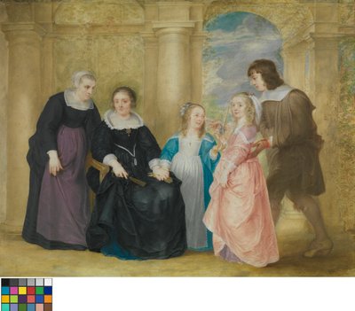 Retrato de una familia de Philip Fruytiers