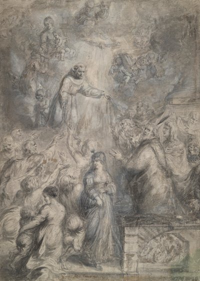 La distribución de los cordones franciscanos de Philip Fruytiers