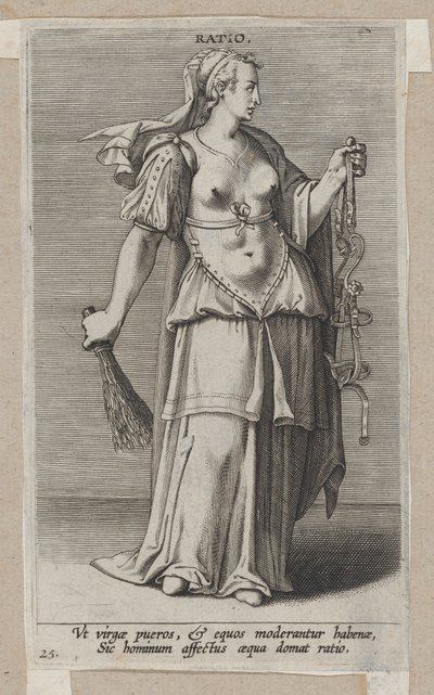 Ratio, de Prosopographia, ca. 1585-90 de Philip Galle