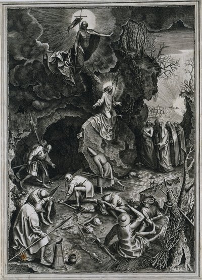 La resurrección de Cristo de Philip Galle