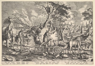 El Triunfo del Tiempo, 1574 de Philip Galle