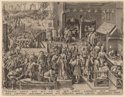 Justicia de Philip Galle after Pieter Bruegel the Elder