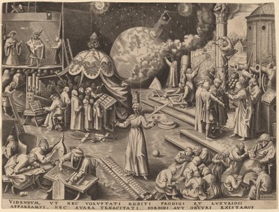 Templanza de Philip Galle after Pieter Bruegel the Elder