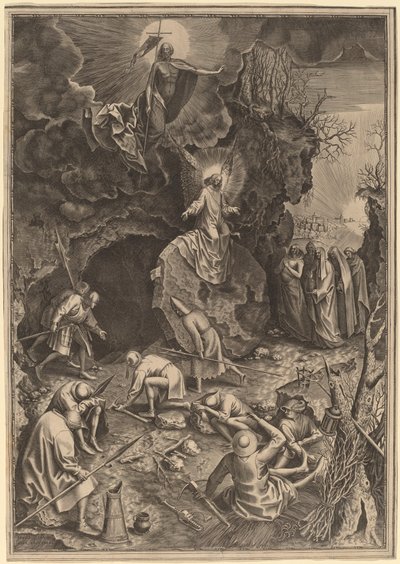 La Resurrección de Philip Galle after Pieter Bruegel the Elder