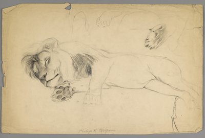 León durmiendo de Philip H. Wolfrom