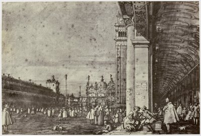 Canaletto, Plaza de San Marcos de Philip Henry Delamotte