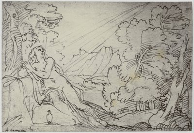 Correggio, un ángel que lleva un alma al paraíso de Philip Henry Delamotte