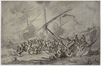 Della Bella, una pelea de mar de Philip Henry Delamotte