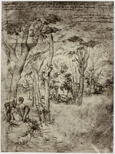 Titiaan, diseño para un cuadro de Philip Henry Delamotte