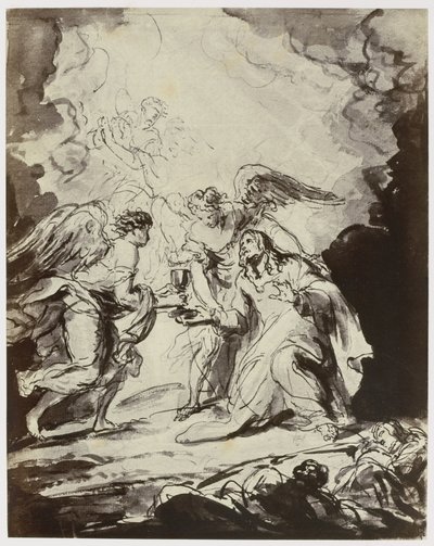 Van Dyck [Vandyke], La agonía en el jardín de Philip Henry Delamotte