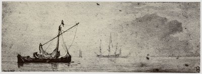 Van der Velde, una barcaza de Philip Henry Delamotte