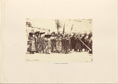 Monjes en procesión de Philip Henry Egerton