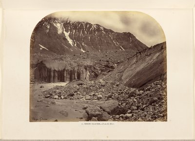 Glaciar Shigri - Desde el río de Philip Henry Egerton