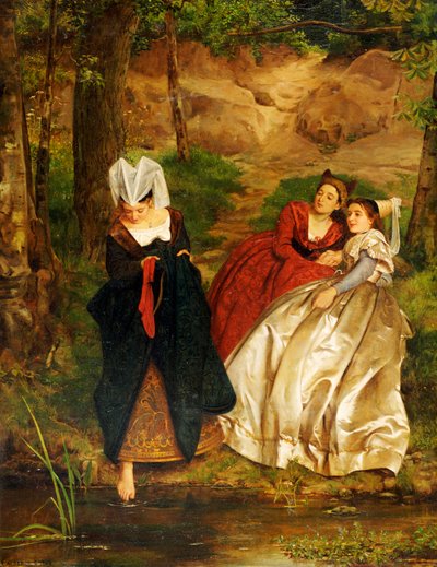 En el arroyo, 1864 de Philip Hermogenes Calderon