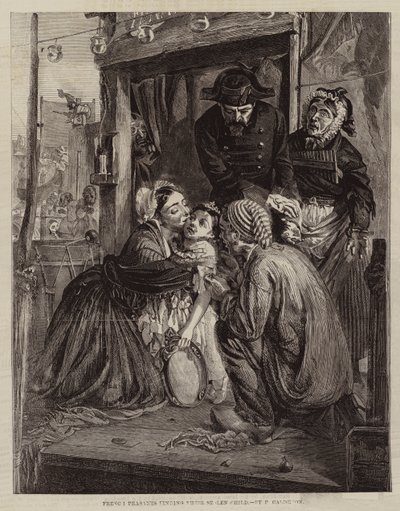 Campesinos franceses encontrando a su hijo robado de Philip Hermogenes Calderon
