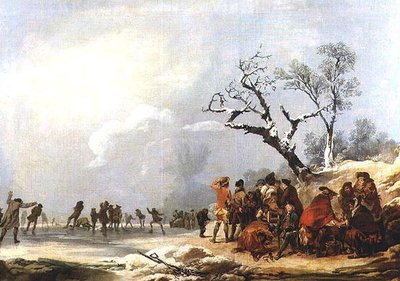 Escena de patinaje de Philip James de Loutherbourg
