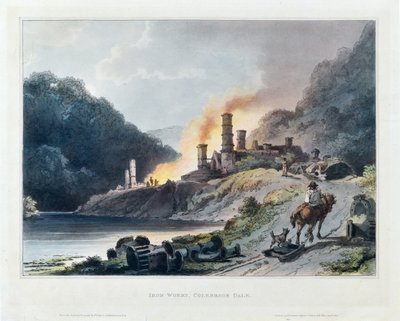 Fábrica de hierro, Colebrook Dale de Philip James de (1740 1812) Loutherbourg